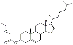 Cholesteryl ethoxyacetate Struktur