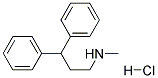 3,3-DIPHENYLPROPYL-N-METHYLAMINE HCL  Struktur