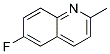 6-Fluro-2-methylquinoline-  Struktur