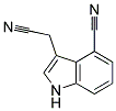 4-Cyanoindole-3-acetonitrile Struktur