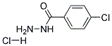 4-Chlorobenzoylhydrazine hydrochloride Struktur