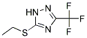 5-(ETHYLTHIO)-3-(TRIFLUOROMETHYL)-1H-1,2,4-TRIAZOLE Struktur