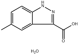 5-Methyl-1H-indazole-3-carboxylic acid HYDRATE Struktur