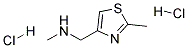 Methyl-(2-methyl-thiazol-4-ylmethyl)-amine DIHYDROCHLORIDE Struktur