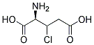 3-Chloro-L-Glutamic Acid Struktur