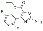 Ethyl 2-Amino-4-(2,5-Difluorophenyl)-5-Thiazole-Carboxylate Struktur