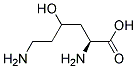 4-Hydroxy-L-Lysine Struktur