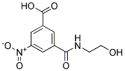 3-(2-Hydroxyethyl)carbamoyl-5-Nitrobenzoic Acid Struktur