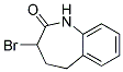 3-bromo-2,3,4,5-tetrahydro-1H-benzazepine-2-one Struktur