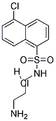 N-(3-Aminopropyl)-5-chloronaphthalene-1-sulphonamide hydrochloride Struktur