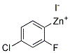 4-Chloro-2-fluorophenylzinc iodide 0.5M solution in THF Struktur