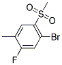 4-Bromo-2-fluoro-5-(methylsulphonyl)toluene Struktur