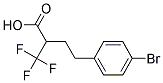 4-(4-Bromophenyl)-2-(trifluoromethyl)butanoic acid Struktur