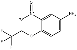 3-Nitro-4-(2,2,2-trifluoroethoxy)aniline Struktur