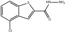 4-Chlorobenzo[b]thiophene-2-carbohydrazide Struktur