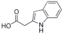 Indol-2-ylacetic acid Struktur