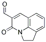 4-Oxo-1,2-dihydro-4H-pyrrolo[3,2,1-ij]quinolin-5-carboxaldehyde Struktur