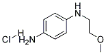 N-METHOXYETHYL-p-PHENYLENEDIAMINE HCL Struktur