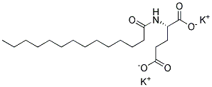 POTASSIUM MYRISTOYL GLUTAMATE Struktur