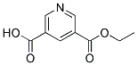 5-Carboxy-3-pyridinecarboxylic acid ethyl ester Struktur