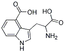 4-Carboxy-DL-tryptophan Struktur