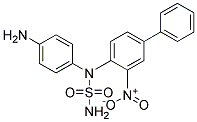 N-(4-(4-aminophenylamino)-3-nitrophenyl)benzene sulfonamide Struktur