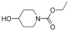 N-(Ethoxy carboNyl)-4-piperidiNol Struktur