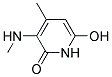 N-Methyl-3-amino-4-methyl-6-hydroxy-2-pyridone Struktur