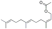 FARNESYL ACETATE, CIS-TRANS-(SECONDARY STANDARD) Struktur