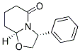 (3R,8AS)-3-PHENYL-HEXAHYDRO-OXAZOLO[3,2-A]PYRIDIN-5-ONE Struktur