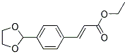 (E)-3-(4-[1,3]DIOXOLAN-2-YL-PHENYL)-ACRYLIC ACID ETHYL ESTER Struktur