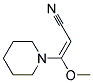 (E)-3-METHOXY-3-PIPERIDIN-1-YL-ACRYLONITRILE Struktur