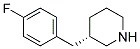 (S)-3-(4-FLUORO-BENZYL)-PIPERIDINE Struktur