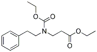 3-(BENZYL-ETHOXYCARBONYLMETHYL-AMINO)-PROPIONIC ACID ETHYL ESTER Struktur