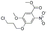 4-(3-CHLORO-PROPOXY)-5-METHOXY-2-NITRO-BENZOIC ACID METHYL ESTER Struktur