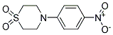 4-(4-NITRO-PHENYL)-THIOMORPHOLINE 1,1-DIOXIDE Struktur