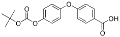 4-(4-TERT-BUTOXYCARBONYLOXY-PHENOXY)-BENZOIC ACID Struktur