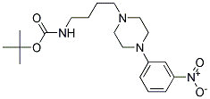 4-[4-(3-NITRO-PHENYL)-PIPERAZIN-1-YL]-N-BOC-BUTYLAMINE Struktur