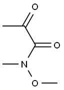 N-METHOXY-N-METHYL-2-OXO-PROPIONAMIDE Struktur