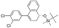 TERT-BUTYL-[(R)-4-(3,4-DICHLORO-PHENYL)-1,2-DIHYDRO-NAPHTHALEN-1-YLOXY]-DIMETHYL-SILANE Struktur