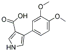 4-(3,4-DIMETHOXYLPHENYL)-1H-PYRROLE-3-CARBOXYLIC ACID Struktur