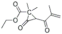 Ethyl-2, 2-Dimethyl-3 (2-Methylacryl) Cyclo-Propionate Struktur