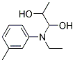 N-(1,2-Dihydroxypropyl)-N-Ethyl-M-Toluidine Struktur