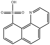 Benzo(H)Quinoline-10-SulfonicAcid Struktur