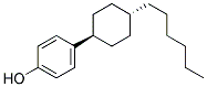 4-Trans(4-N-HexylCyclohexyl)Phenol Struktur