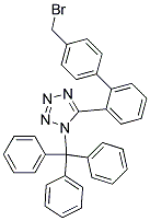 4-[2-(Trityltetrazol-5-Yl)Phenyl]BenzylBromide Struktur