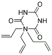 Triallyl-1,3,5-Triazine-2,4,6-Trione Struktur