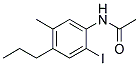 N-(2-Iodo-5-Methyl-4-Propylphenyl)Acetamide Struktur