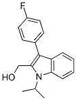 N-Isopropyl-3-(4-Fluorophenyl)-2-HydroxymethylIndole Struktur