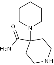 4-Carbamoyl-4-Piperidino Piperidine Struktur